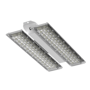 Светодиодный светильник VARTON TT-Crisp 2.0 120° 380х195х52 мм 60 Вт 4000 К RAL9003 белый муар крепление на лоток аварийный автономный постоянного действия